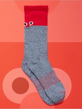 Bombas Men's Sesame Street Elmo Colorblock Socks